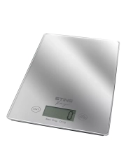 Кухонные весы со встроенным термометром STINGRAY ST-SC5106A зеркало
