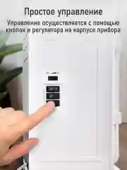 Белый камин электрический STINGRAY ST-FP4202A белый