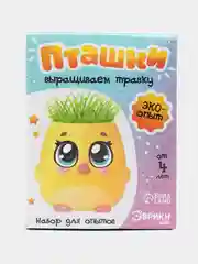 Желтый набор для опытов "Выращиваем травку"