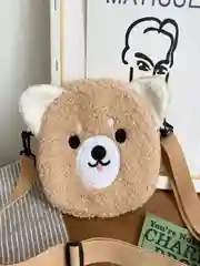 Бежевый сумка в форме кошки и мишки, мини сумочка - кошка, мишка с ремешком