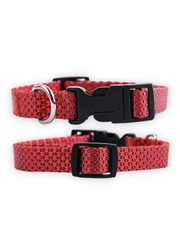 Ошейник Аркон Dog&Vogue NEO, нейлон, ширина 25 мм, 40-60 см, красный