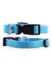 Ошейник Аркон Dog&Vogue NEO, нейлон, ширина 15 мм, 24-32 см, голубой