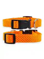 Ошейник Аркон Dog&Vogue NEO, нейлон, ширина 25 мм, 40-60 см, оранжевый
