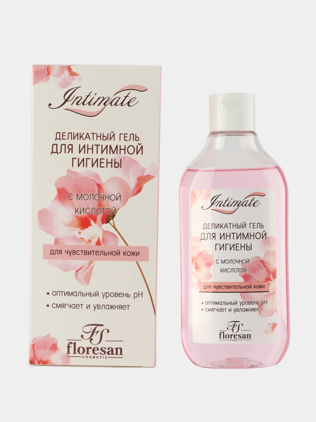 Розовый гель для интимной гигиены, Floresan, 250 мл / Подарок на новый год /8 марта/День рождения