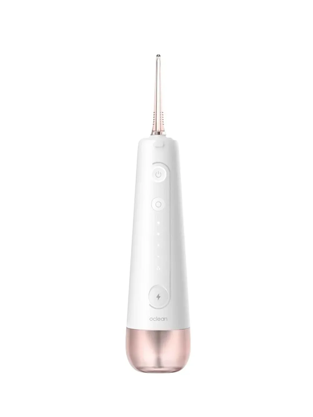 Розовый ирригатор Oclean W10 с 2 насадками