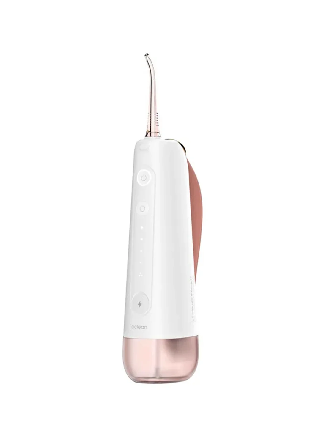 Розовый ирригатор Oclean W10 с 2 насадками