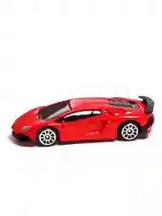 Машина металлическая LAMBORGHINI AVENTADOR LP750-4 SV, 1:64, цвет красный