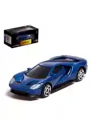 Машина металлическая FORD GT, 1:64, цвет синий