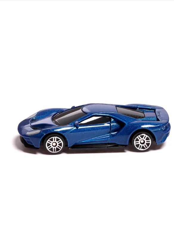 Машина металлическая FORD GT, 1:64, цвет синий