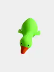 Салатовый игрушка антистресс гусь, сквиш, тянучка, 16 см
