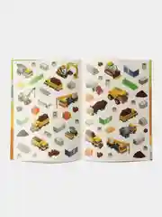 Наклейки многоразовые Стройка, формат А4