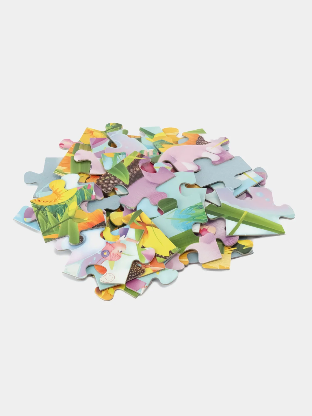 Лесной зеленый детский макси-пазл, 35 деталей, "Step Puzzle", 330 х 230 мм