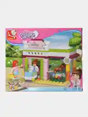 Багровый детский конструктор, игрушка развивающая