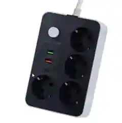 Сетевой фильтр-удлинитель с USB портами, кнопкой выключения
