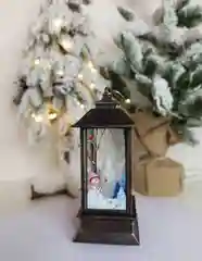 Новогодний фонарь свеча, 13 см