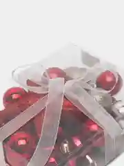 Золотой набор елочных игрушек, 30 штук, новогодние шары