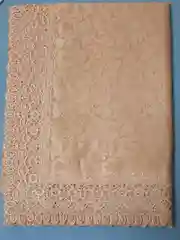 Скатерть тканевая на прямоугольный стол с  кружевами по периметру,Ткань -полиэстер