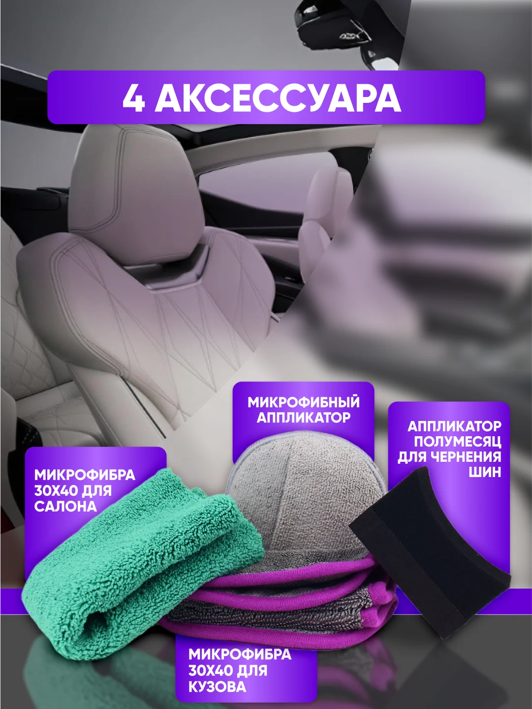 Набор автохимии / автокосметичка Smart Open / подарочный набор