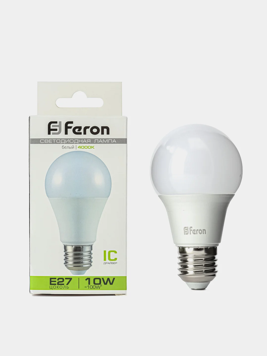 Лампа светодиодная, цоколь E27 10Вт Feron LB-92
