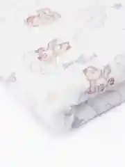 Бежевый пеленка для новорожденных футер с начесом