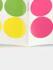 Бронзовый книга с наклейками "Кружочки"