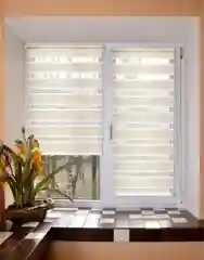 Рулонная штора 70х160 ECODECOR День/ночь натуральный лен