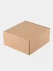 Крафт коробка подарочная самосборная 22*22*10 см