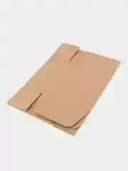 Крафт коробка подарочная самосборная 22*22*10 см