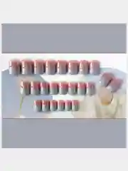 Накладные ногти с дизайном форма Квадрат