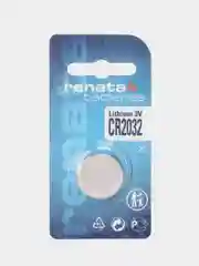 Элемент питания CR2032 RENATA 3В, литиевые, блистер 1/10 (цена за 1 эл. питания)