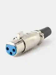 Разъем XLR гнездо на кабель металлический