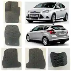 3-D Автомобильные EVA / ЭВА / ЕВА коврики в салон для FORD FOCUS 3 / ФОРД ФОКУС 3