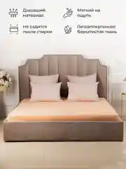 Манго простыня на резинке 90х200х30см трикотажная