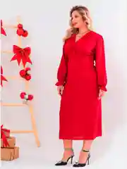Красный платье женское из люрекса
