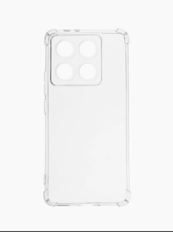 Чехол для Xiaomi 14T Pro (Сяоми 14Т Про), прозрачный, черный