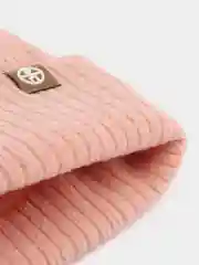 Розовый детская шапка утепленная, 3-8 лет