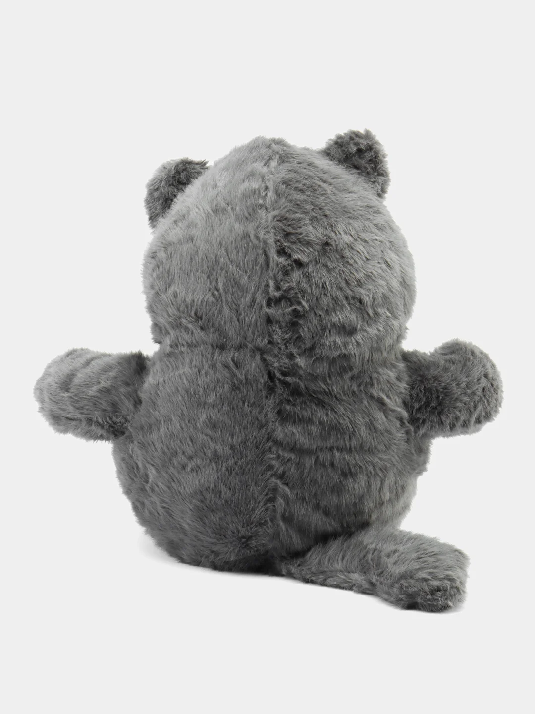 Серый мягкая игрушка "Кот-пухляш/кот пухлик/кот батон", 35 см, 45 см