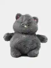 Серый мягкая игрушка "Кот-пухляш/кот пухлик/кот батон", 35 см, 45 см
