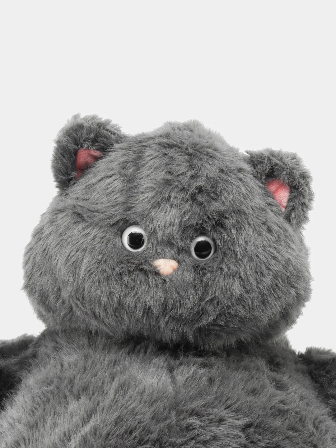 Серый мягкая игрушка "Кот-пухляш/кот пухлик/кот батон", 35 см, 45 см