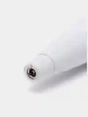 Белый вибратор женский с упругой головкой, встроенный аккумулятор от USB