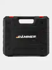 Черный дрель-шуруповерт DAMMER, аккумуляторный, бесщёточный, 16,8V / 21V