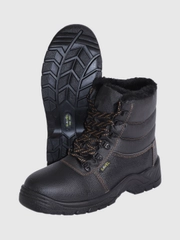 Ботинки рабочие утепленные высокий берц FOOTWEAR-УНИВЕР-ЗИМА, иск. мех, ПУ