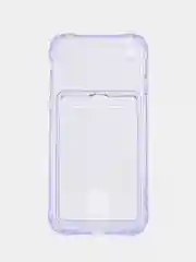 Лавандовый чехол для iPhone 7, 8, SE 2020, 11, 13, 14 Plus, 13 Pro 13 14 Pro Max с карманом для карты