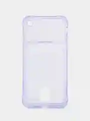 Лавандовый чехол для iPhone 7, 8, SE 2020, 11, 13, 14 Plus, 13 Pro 13 14 Pro Max с карманом для карты
