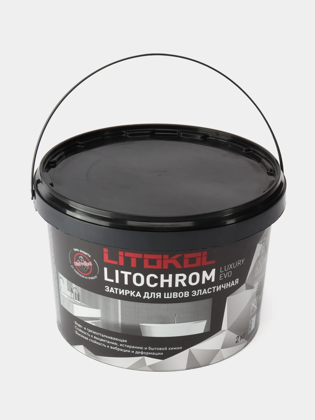 Белый затирка	litokol	litochrom LUXURY EVO LLE 100 пепельно-белый 2 кг
