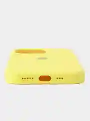 Желтый чехол для iPhone, Айфон 11, 12, 13, 14, 15, Pro, Max, Silicone Case, силиконовый