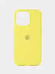 Желтый чехол для iPhone, Айфон 11, 12, 13, 14, 15, Pro, Max, Silicone Case, силиконовый
