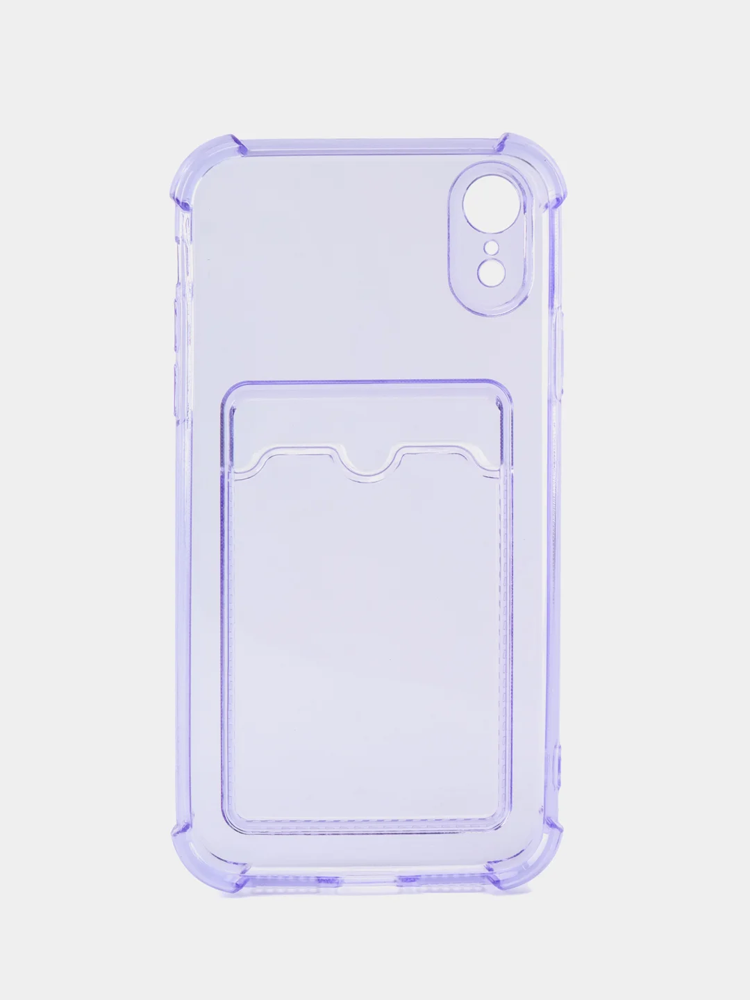 Аметистовый чехол для iPhone XR, 11, 12, 13, 14, Pro, Pro Max, 7 / 8, 7 Plus, с карманом для карт