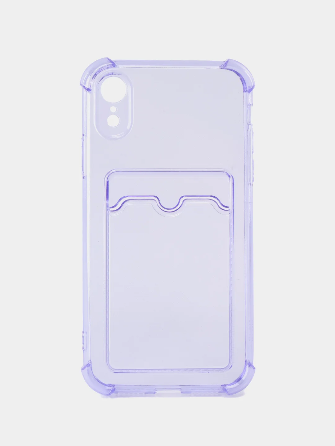 Аметистовый чехол для iPhone XR, 11, 12, 13, 14, Pro, Pro Max, 7 / 8, 7 Plus, с карманом для карт