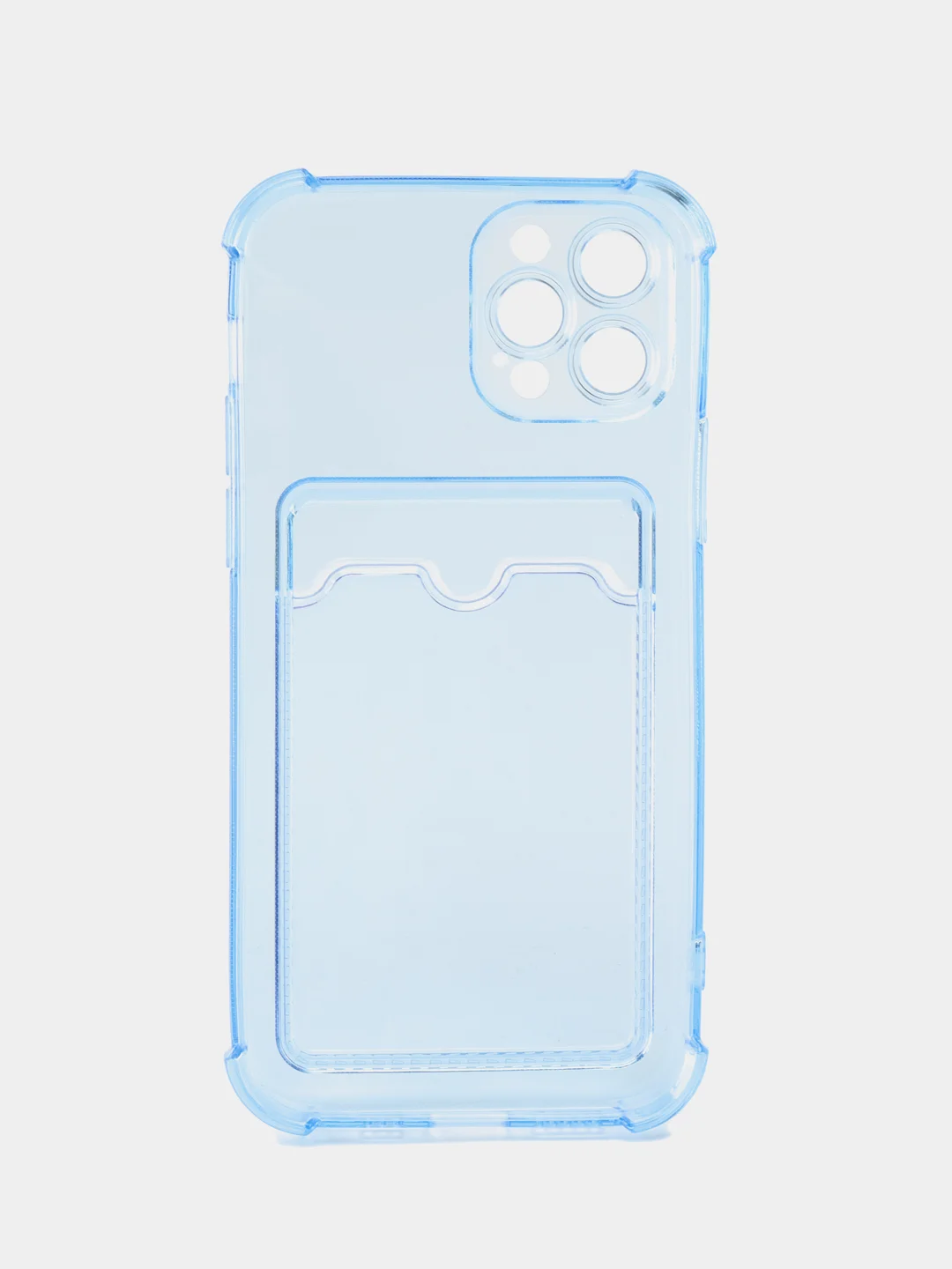 Синий чехол для iPhone XR, 11, 12, 13, 14, Pro, Pro Max, 7 / 8, 7 Plus, с карманом для карт